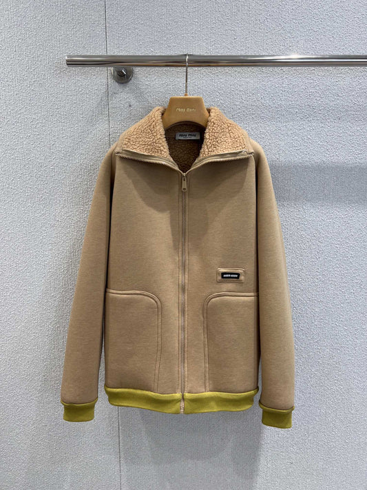 Soft silhouette lambswool coat