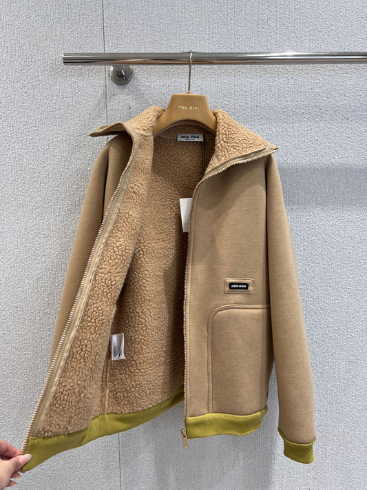 Soft silhouette lambswool coat
