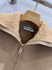 Soft silhouette lambswool coat