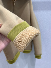 Soft silhouette lambswool coat