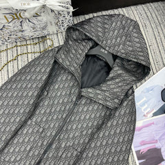 Hooded windbreaker jacket