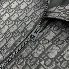 Hooded windbreaker jacket