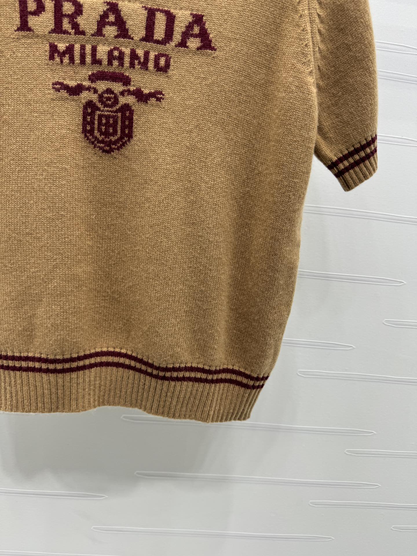 Strickoberteil mit Schalkragen