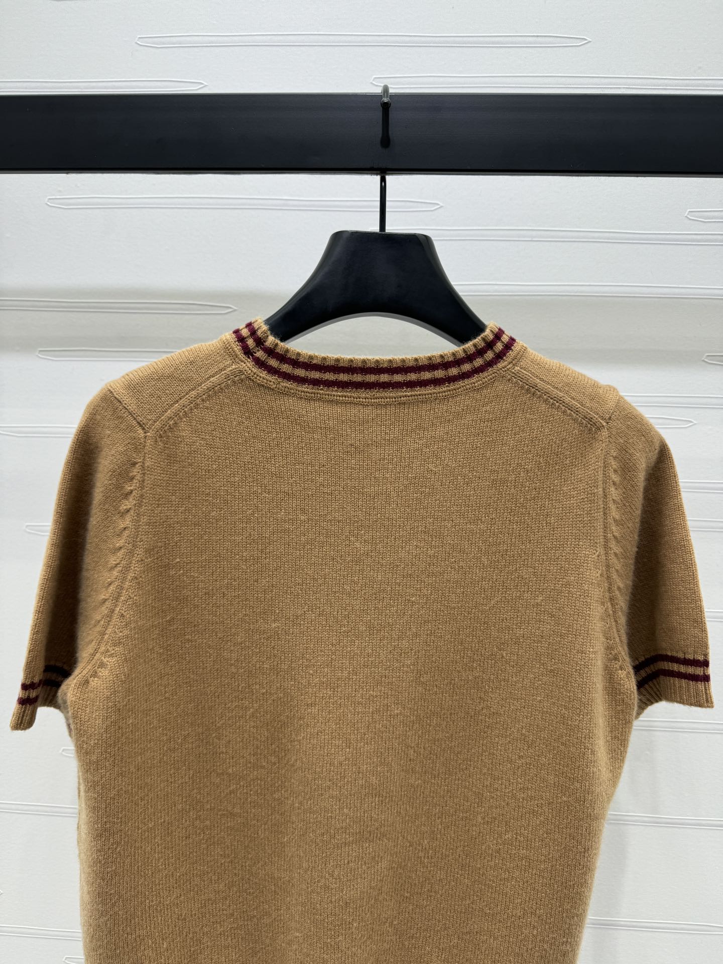 Strickoberteil mit Schalkragen