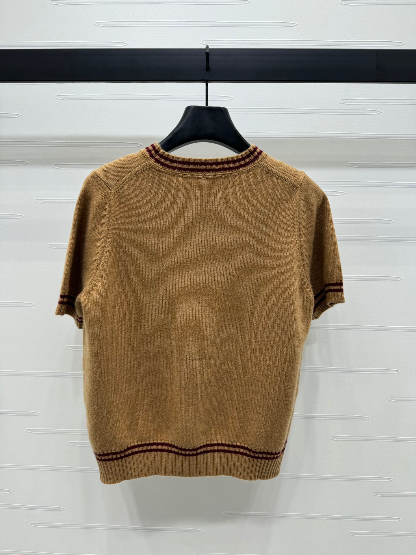 Strickoberteil mit Schalkragen