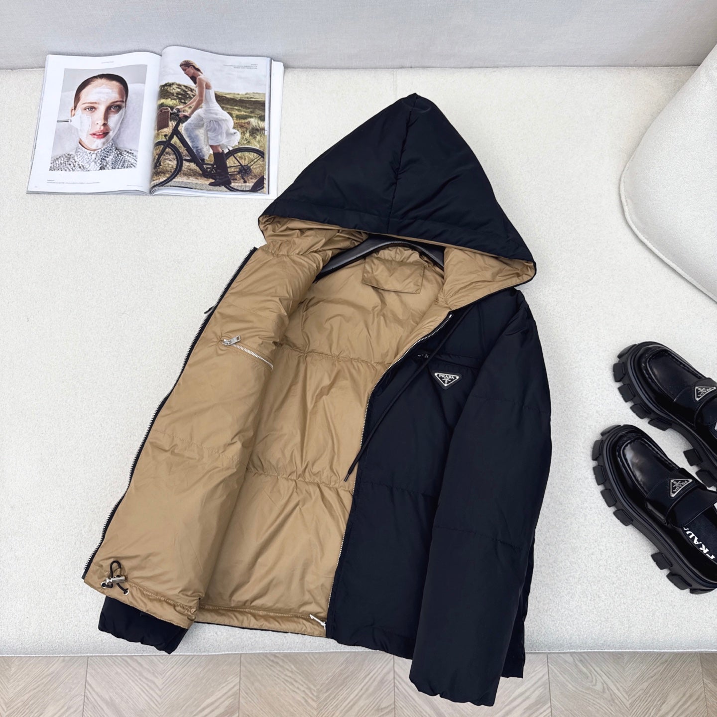 Daunenweste für Herbst und Winter