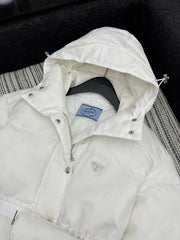 25 autumn and winter new arrival waist down jacket with hood