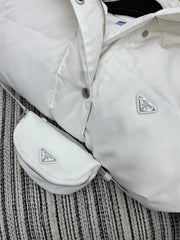 25 autumn and winter new arrival waist down jacket with hood