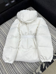 25 autumn and winter new arrival waist down jacket with hood