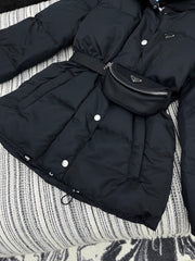25 autumn and winter new arrival waist down jacket with hood