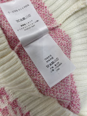 Houndstooth knitted vest
