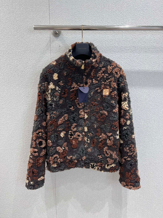Reversible lambswool jacket