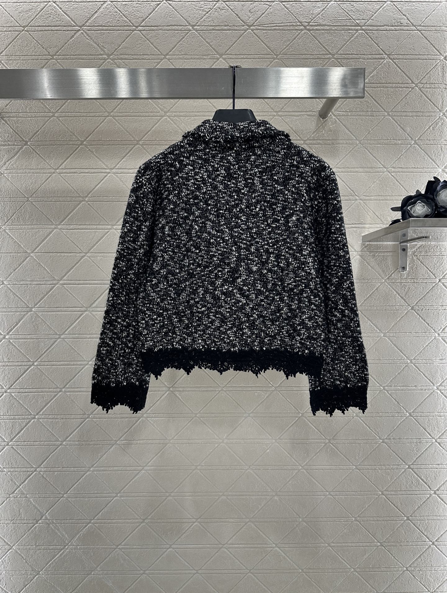 Cardigan en cachemire avec bouton cartable