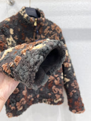 Reversible lambswool jacket
