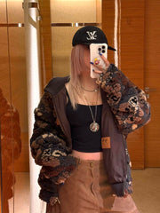 Reversible lambswool jacket