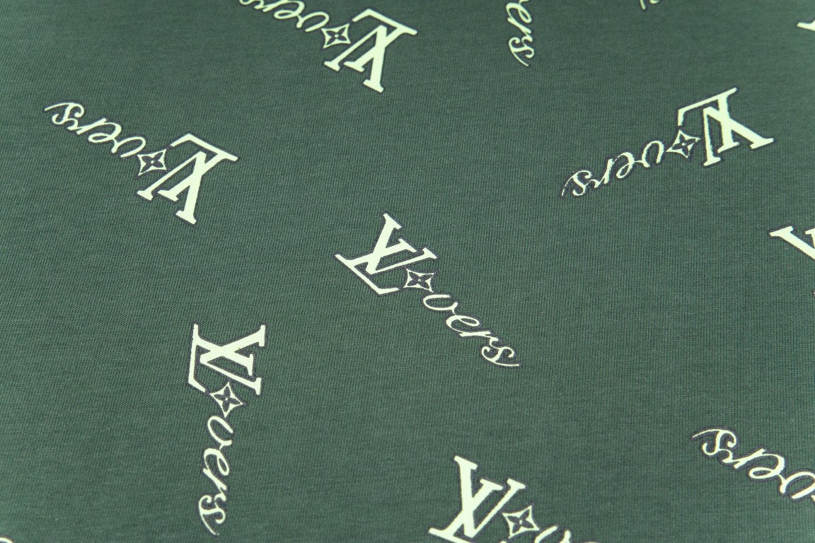 Emerald Monogram Print Oversized Tee