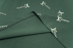 Emerald Monogram Print Oversized Tee