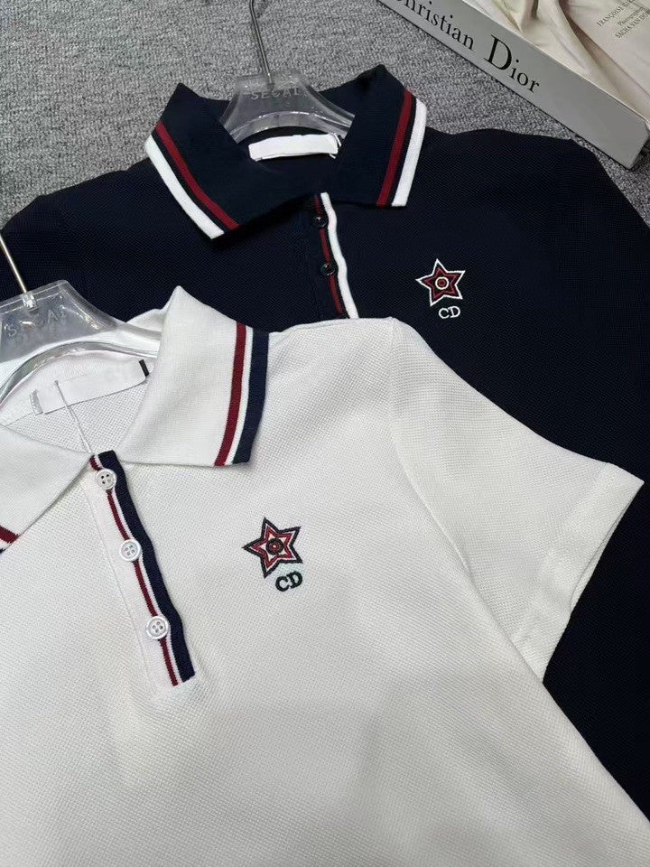 Preppy Sporty Polo &amp; Plisseerock Co-ord Set (Hemd + Rock) 