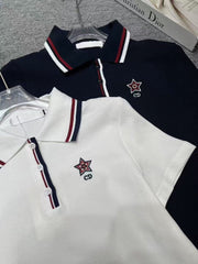 Preppy Sporty Polo & Pleated Skirt Co-ord Set (shirt + skirt)