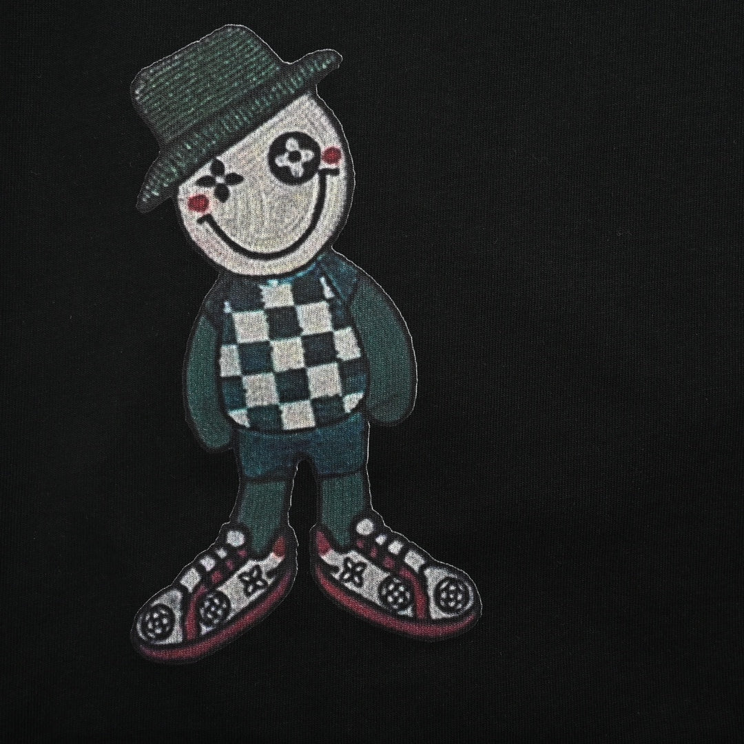 Kurze Ärmel im Show-Stil mit Puppendruck 