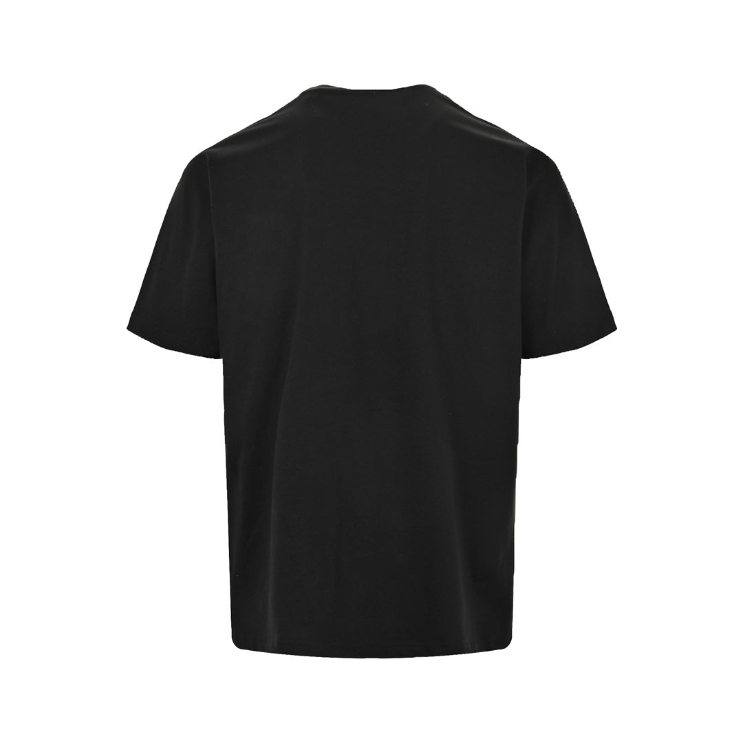 Kurze Ärmel mit Brustpatch-Label 