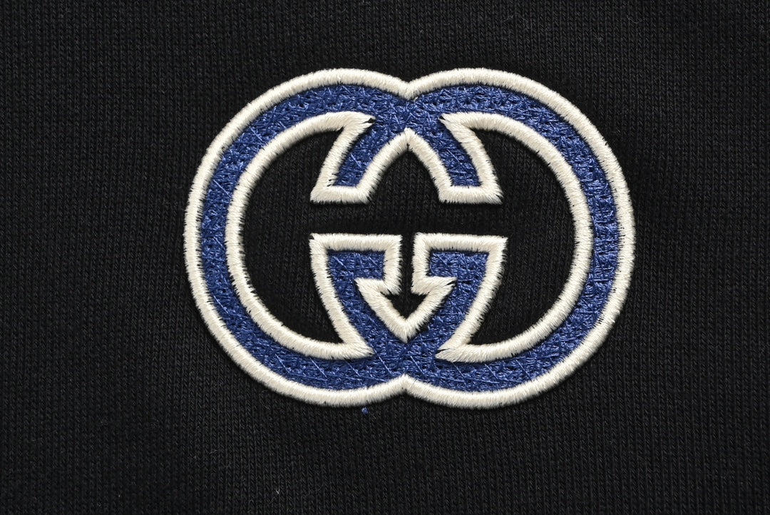 Sweat à capuche avec logo brodé Double G