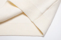 pull jacquard tricoté