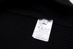 langer, bestickter Jacquard-Strickpullover