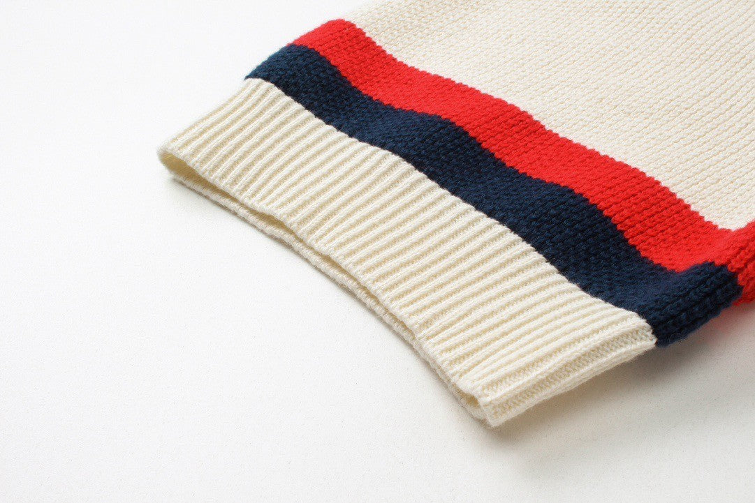 Polo de couleur contrastée 