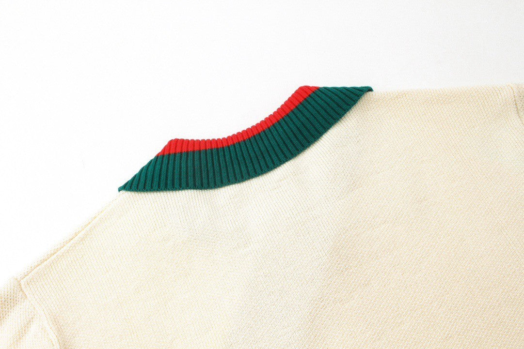 Polo de couleur contrastée 