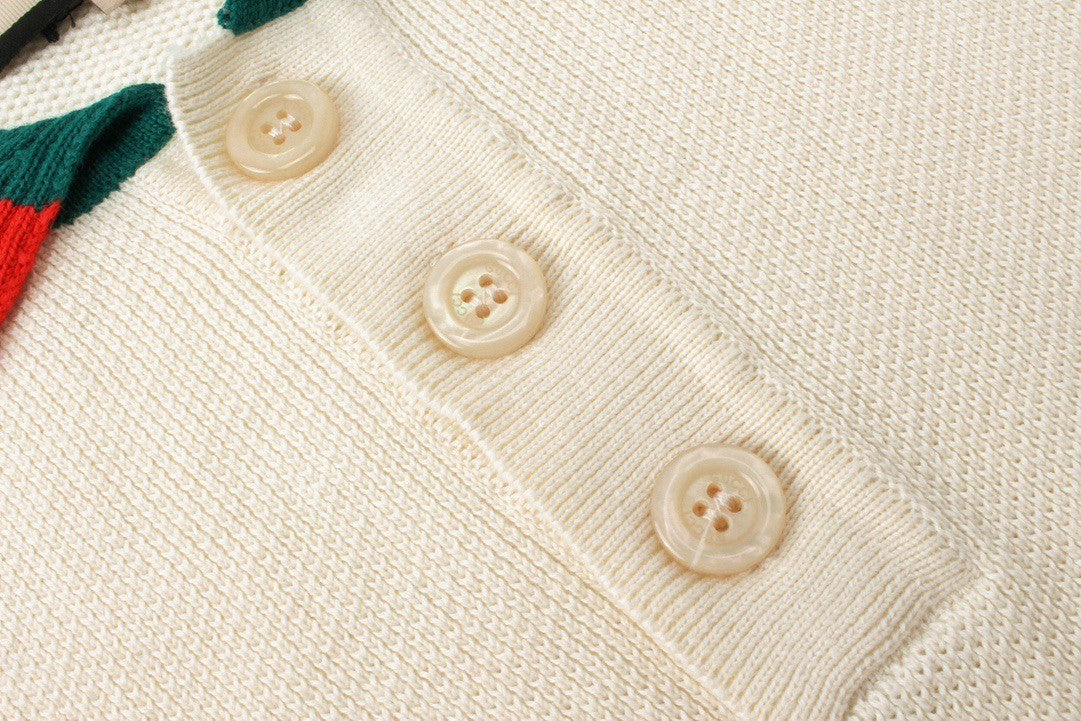 Polo de couleur contrastée 