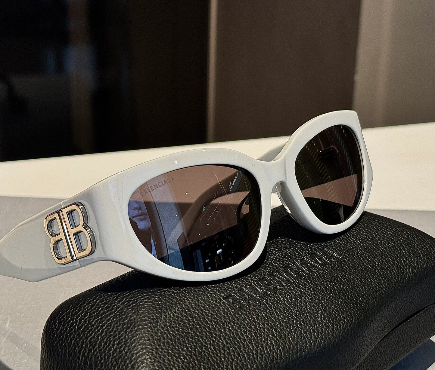 Lunettes de soleil style streetwear à la mode chat