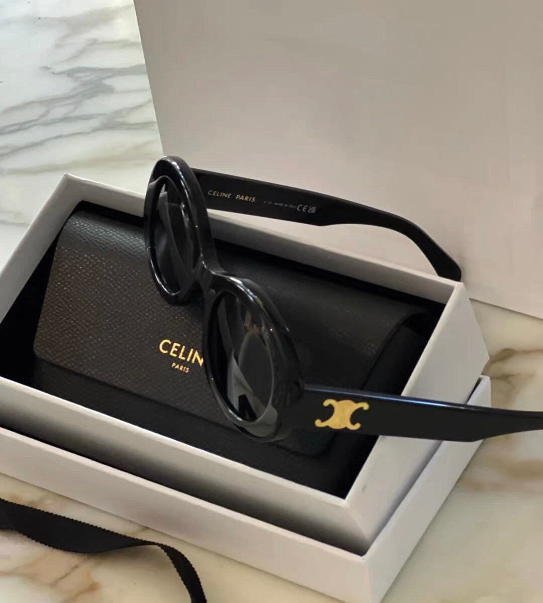 Ovale Retro-Sonnenbrille