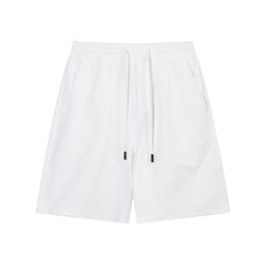 Dunkle, geblümte Strickshorts