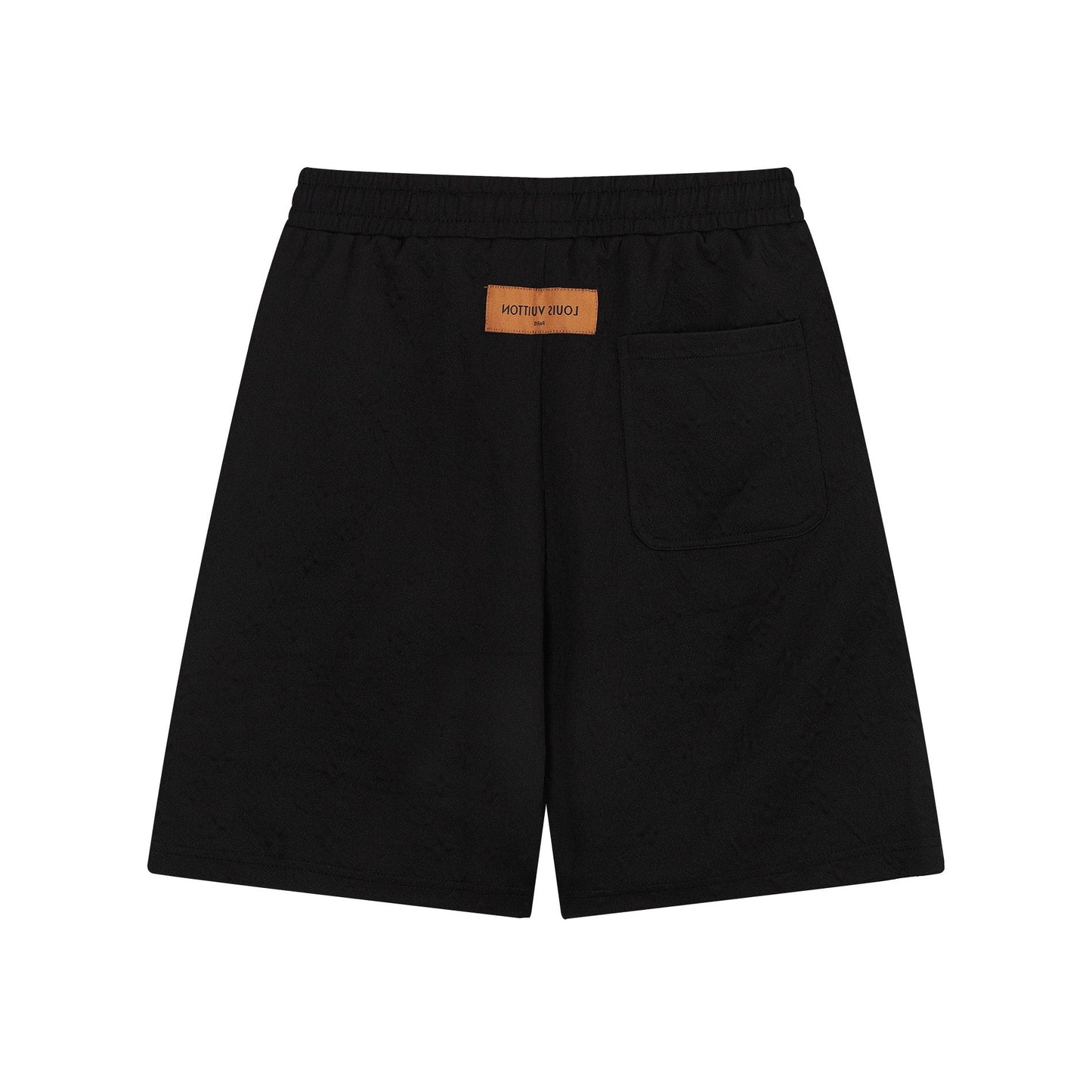 Short en tricot à fleurs foncées