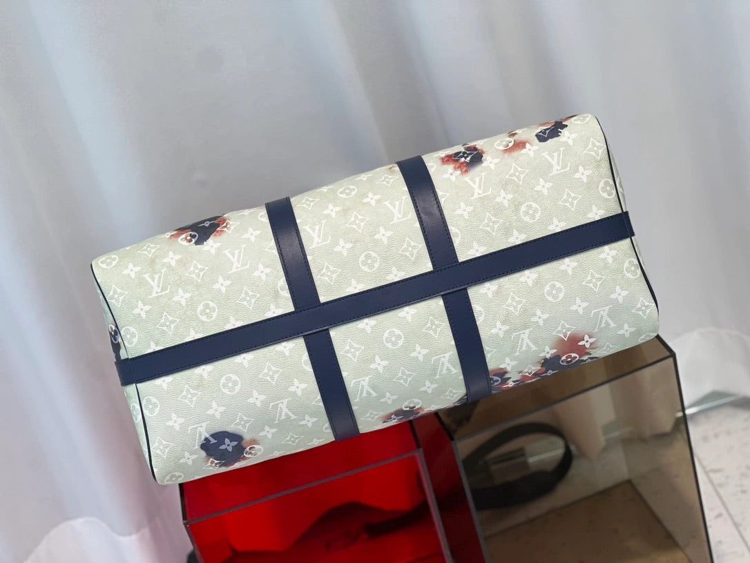 KEEPALL 50 Reisetasche blaue Flamme