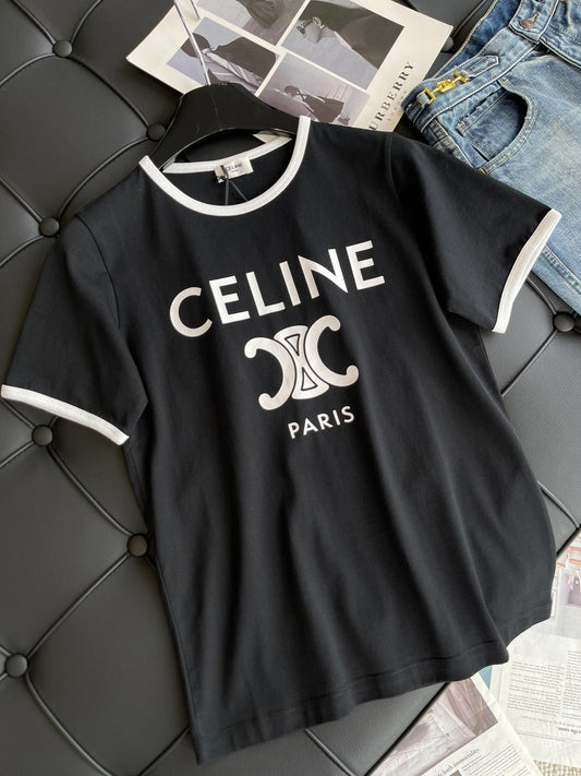 Kurze Ärmel mit Buchstabendruck