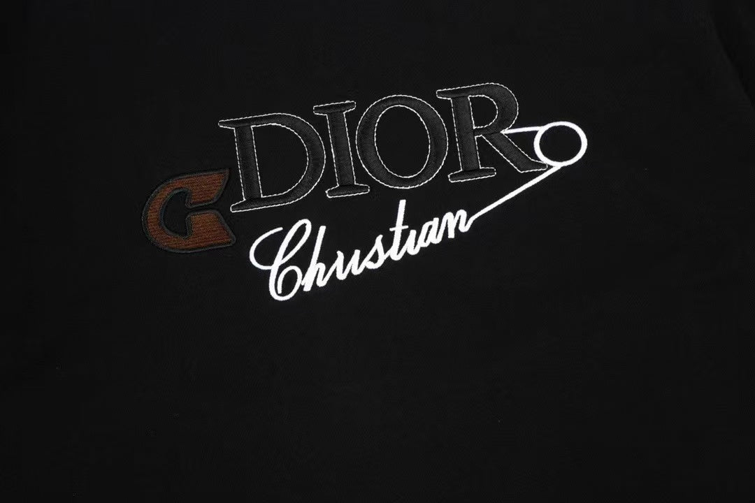 T-shirt imprimé brodé en 3D 