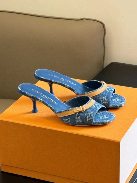 Talons hauts en jean