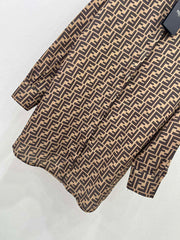 Robe chemise en soie