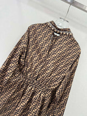 Robe chemise en soie