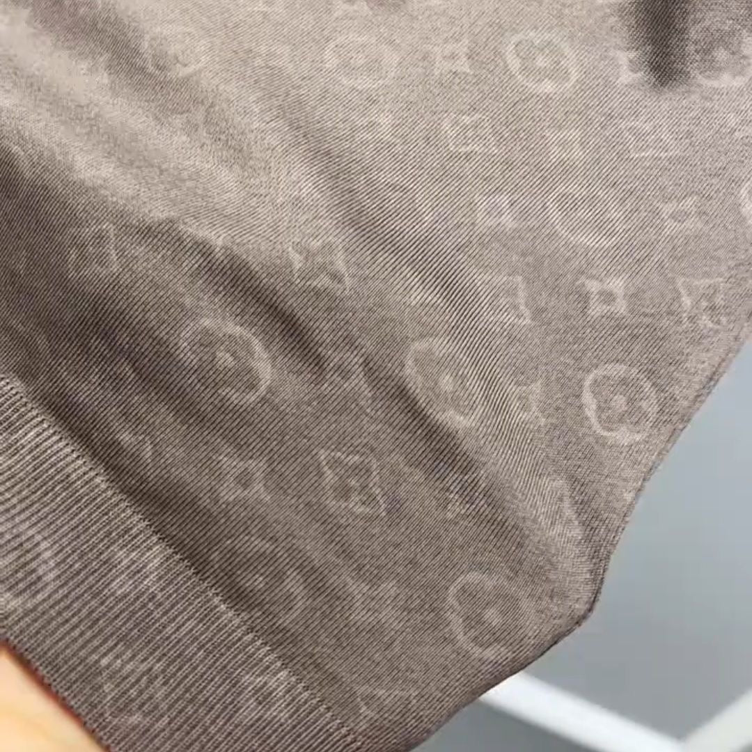 T-shirt en coton gaufré 