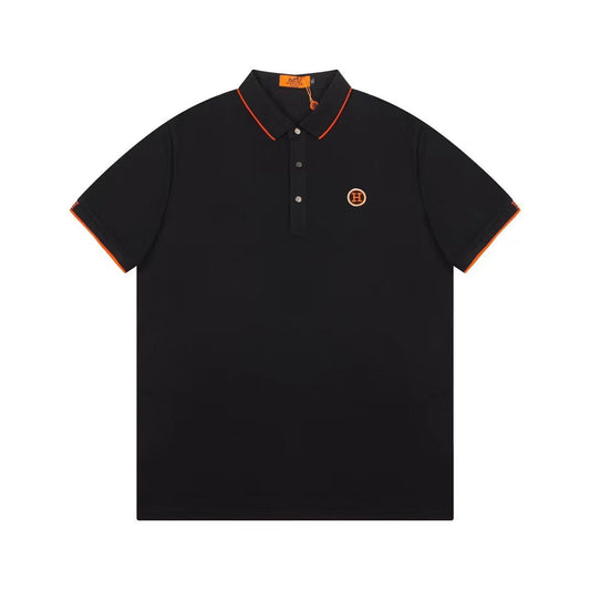 Nouveau polo imprimé poitrine 