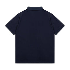 Classic Double Row Letter Polo Short Sleeve