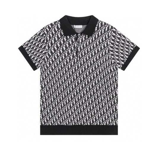 Business versatile presbyopic logo short-sleeved polo