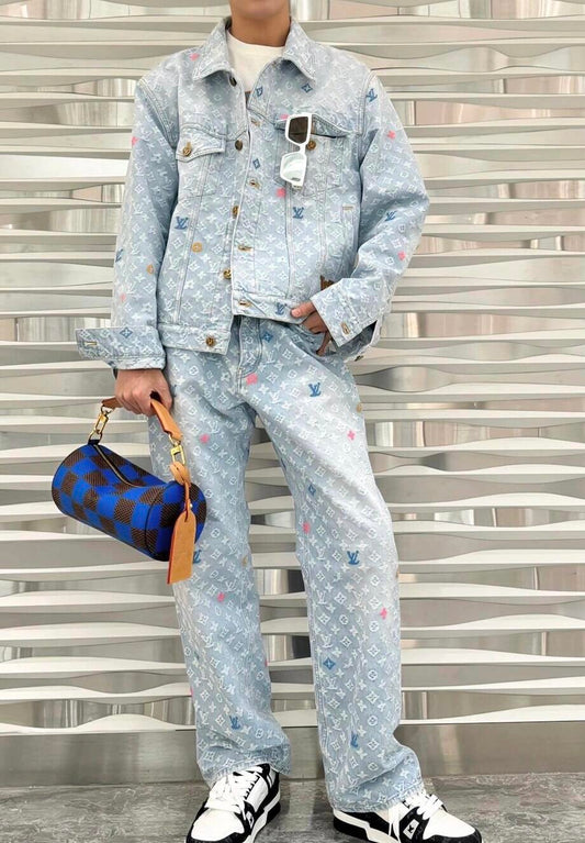 Hellblaues dreidimensionales Presbyopie-Verzierungsset 