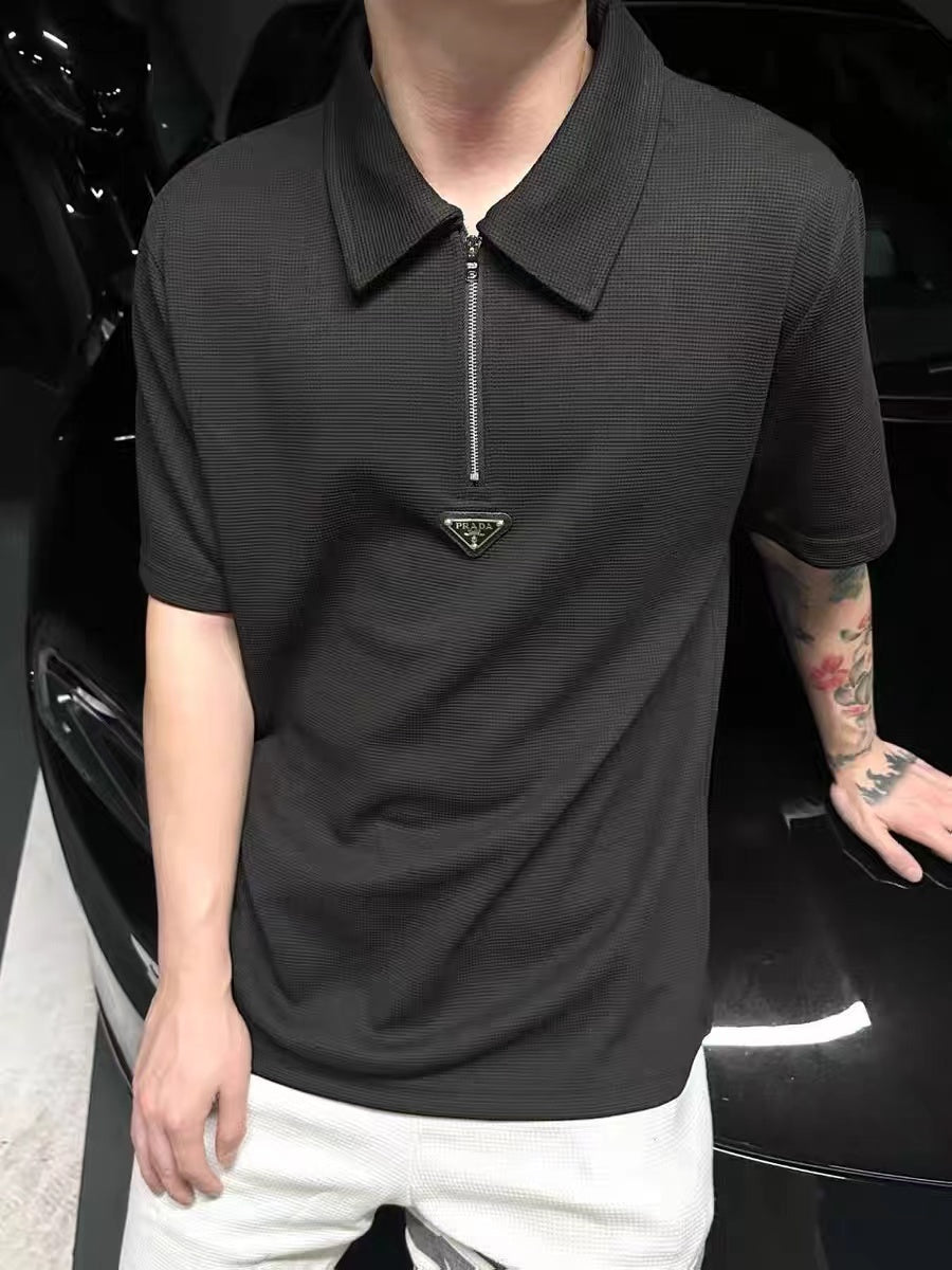 T-shirt polo avec logo poitrine 