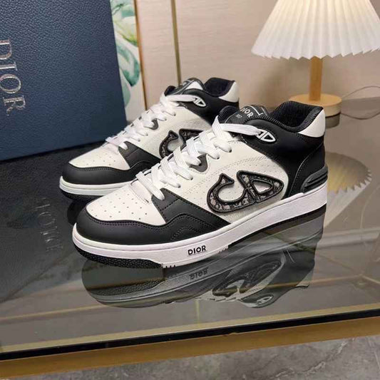 Baskets décontractées brodées presbytes avec lettre D