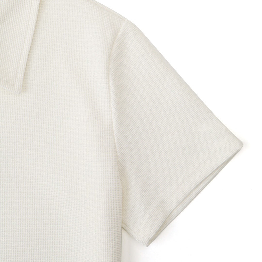 T-shirt polo avec logo poitrine 