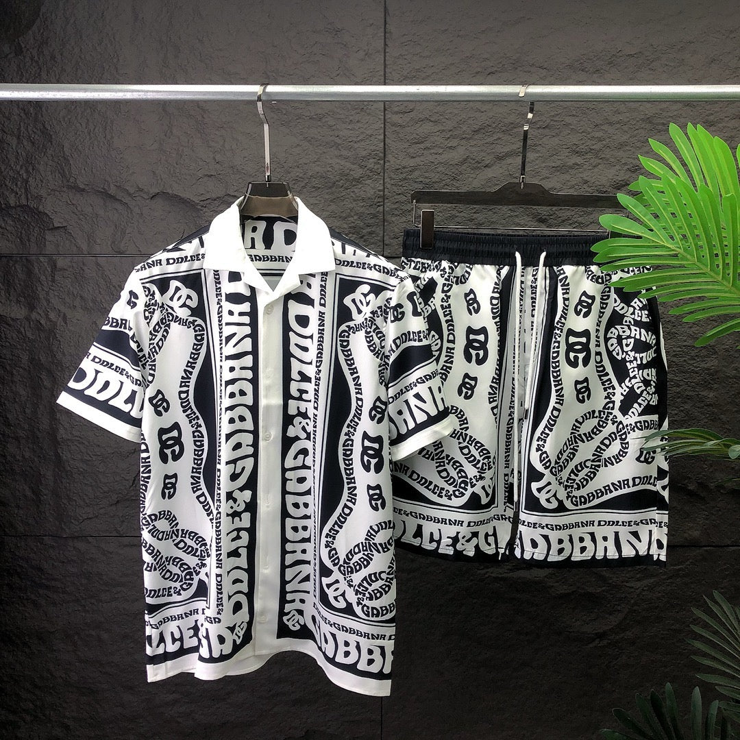 Frühling und sommer neue anzug kurzarm shirt + shorts 